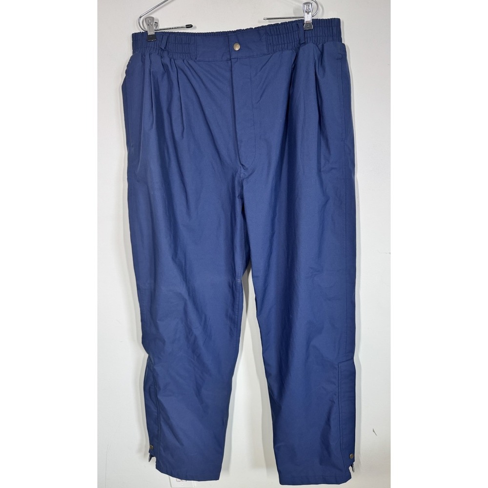 VTG Tourney Gore-Tex Pants Mens XXL‎ Blue Golf Windbreaker Lined Waterproof